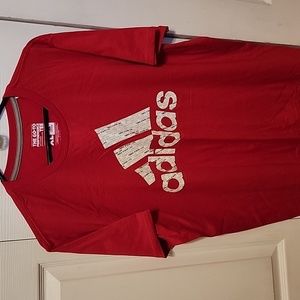 Men's Adidas tshirt, XL Red